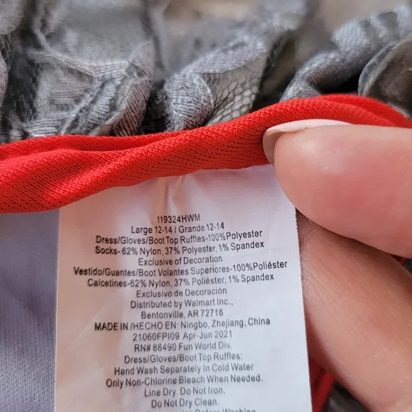 New women's Halloween Costume "IT" Clown Pennywise size L - Picture 3 of 3